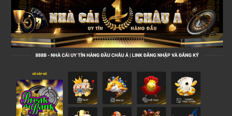 Các điểm nổi bật tại 888b link