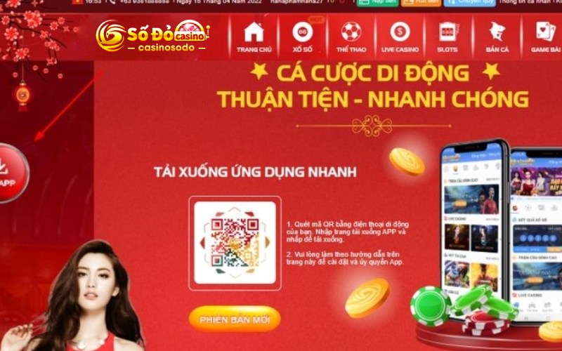 Lưu ý khi tải app Sodocasino